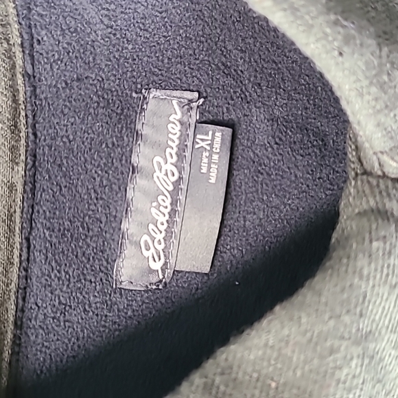 EDDIE BAUER MENS LINED SHIRT JACKET "FOREST NIGHT" GREEN SIZE XL - Picture 3 of 13